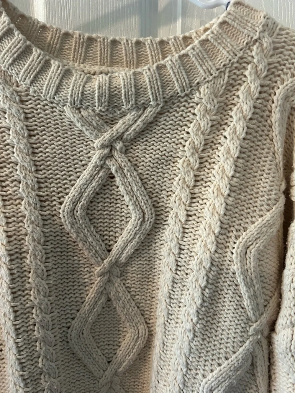 Princess Polly Anaya Oversized Sweater in Beige - Picture 3 of 5